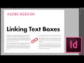 How to Link Text Boxes in Adobe InDesign