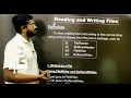 Reading from and Writing to Files in Java in Tamil Unit 4 Object Oriented programming Language