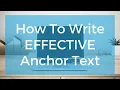 The Types of Anchor Text How to Write Them Effectively 1Digital