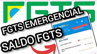 SALDO FGTS BLOQUEADO - FGTS EMERGENCIAL