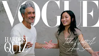 Shogun s Anna Sawai and filmmaker Taika Waititi do Vogue s Hardest Quiz Vogue Australia