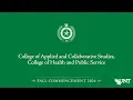 CACS CHPS UNT Commencement Fall 2024