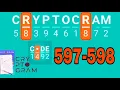 CRYPTOGRAM Word Logic Puzzles level 597 598
