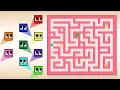Maze Race - Square Race in the Labyrinth Square League