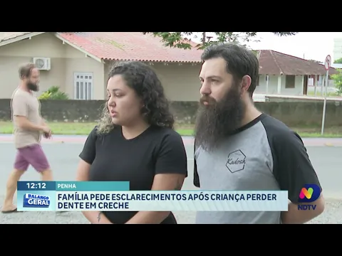 Criança de Penha perde dente na creche, família busca respostas