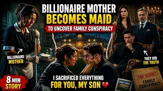 Billionaire Mother became a Maid in Her Son’s Mansion… Then She Discovered the Trut