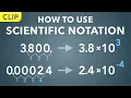 How to Use Scientific Notation Clip Physics - Basics