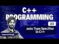 auto Type Specifier in C