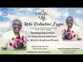 Live Stream of Funeral Service for Reta Valantine Layne