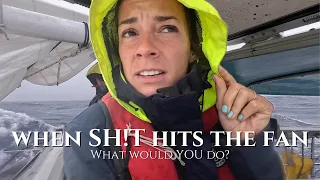 Who PIS$ED in Neptunes Cornflakes?!? – HEAVY winds and BIG seas sailing