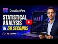 DataStatPro in 60 Seconds From Data to Publication-Ready Results
