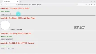 What Can JavaScript Do JavaScript Can Change HTML Content HTML Attribute Values HTML Styles