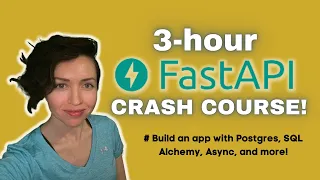 Fast API Crash Course Code-along Build an app with Postgres SQL Alchemy Async and more