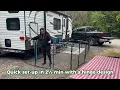 FXW Instant Dog Playpen Quick Setup for RV Camping with Dogs