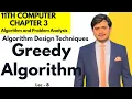 Greedy Algorithm 11th Computer - Chapter 3