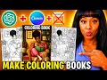 How to make coloring books to sell online WITHOUT Amazon KDP with Canva AI