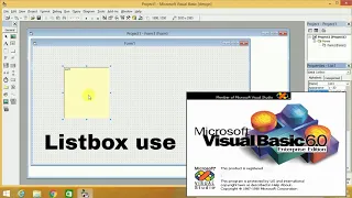 listbox control in visual basic 6 0 visual basic programming in hindi