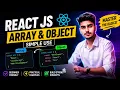 React JS Array Object Tutorial for Beginners