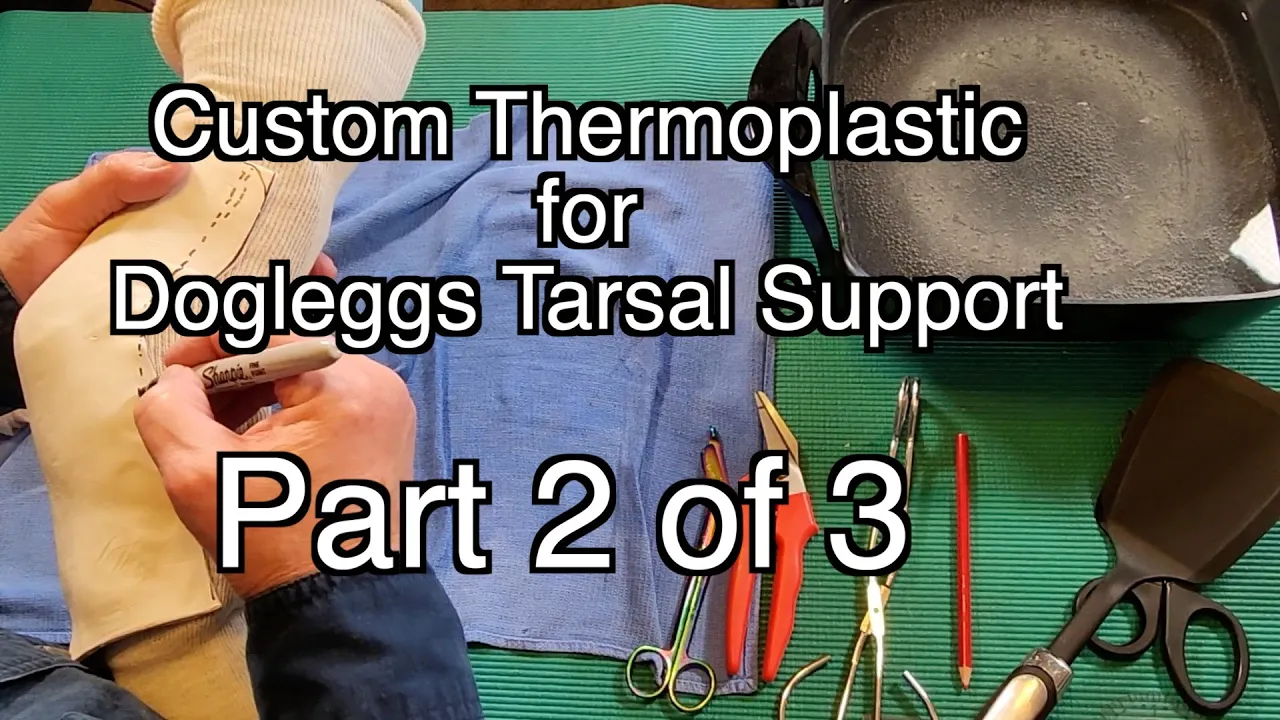 Training #2 of how to apply a custom thermoplastic support to a soft brace