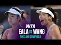Alexandra Eala vs Xinyu Wang 2026 Auckland Semifinals WTA Match Highlights