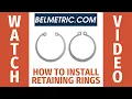 How To Install Retaining Rings
