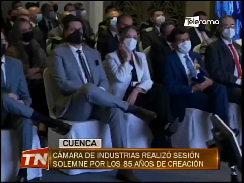 Cámara de industrias realizó sesión solemne por los 85 años de creación