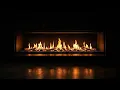 Fireplace Ambience for TV Modern Linear Fireplace with Glowing Embers Relaxing Fire Sounds 4K