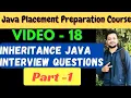 Inheritance Interview Questions in Java Part-1 Java Interview Playlist
