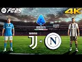 FC 25 - Napoli vs. Juventus Ft. De Bruyne, Kalulu | Serie A 25/26 Full Match | PC™ [4K60]