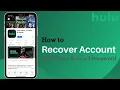 How to Reset Hulu Account Password Recover id - Hulu App