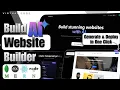 I Built an AI Website Builder Generate Deploy in 1 Click MERN Stripe