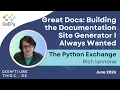 Great Docs The Future of Documentation The Python Exchange June 2026