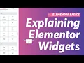 What are Elementor Widgets for Beginners Tutorial