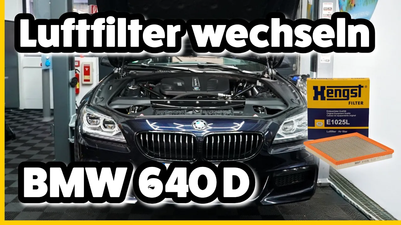 BMW 640d (F12) Luftfilter wechseln: Anleitung – Schnell & ohne Werkzeug 🛠️ | Hengst-Garage