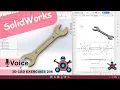 SolidWorks 3D CAD EXERCISES 206 StudyCadCam Solution Tutorial