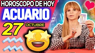 ACUARIO ♒️ 🎁SORPRESA DE ÚLTIMA HORA PASARÁS DE 0 A 100🔥 Horóscopo De Hoy 27 De Octubre 2026 | Mhoni