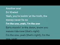DJ Khaled - I'm The One [lyrics] ft. Justin Bieber, Quavo, Chance the Rapper, Lil Wayne