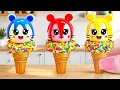 Download Lagu Magical Miniature Rainbow Ice Cream Cones 🌈 | Satisfying Sweet Baking Art with Chocolate Surprise