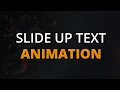Slide Up Multi Text Animation using by Html Css Javascript