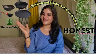 Indus Valley cookwares use and review Indus Valley cast iron tawa cast iron fry pan