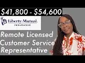 Liberty Mutual Hiring Remote Licensed Customer Service Representative