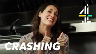 phoebe waller bridges funniest scenes in crashing part 2