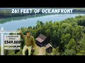Private 2 - Bedroom Oceanfront Home on Nutter Cove with 2 7 Acres in Lubec Maine Maine Real Estate