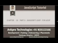 JavaScript for beginners - Chapter 13