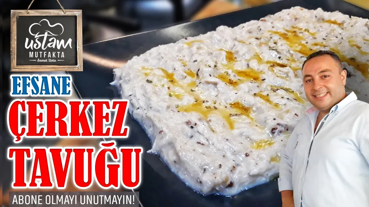 ÇERKEZ TAVUĞU TARİFİ-ÇERKEZ TAVUĞU NASIL YAPILIR-Leziz Yemek Tarifleri #HayatEveSığar #EvdeKal. 