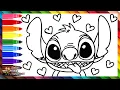 Draw and Color STITCH Drawings for Kids