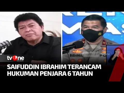Bareskrim Polri Tetapkan Saifuddin Ibrahim Sebagai Tersangka