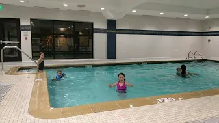 Hampton Inn pool Insanity