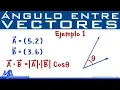 Angle between two vectors Example 1