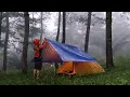 Download Lagu HETE ONWEER‼️SOLO KAMPEREN IN HEVIGE REGEN EN ONWEER - ONTSPANEND REGENGELUID, ASMR
